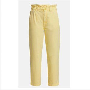 YOYO RUFFLE GREASER ANKLE PANTS GOLDFINCH UNWORN